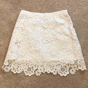 Topshop Lace Skirt